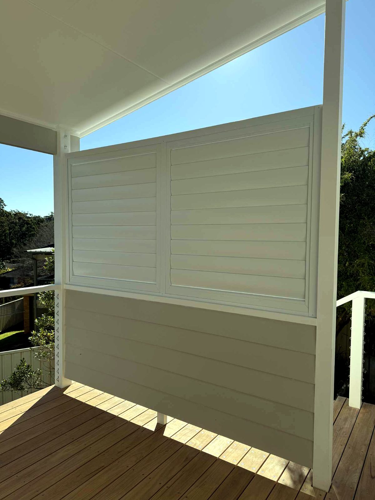 Coastal Plantation Shutters install on the Central Coast