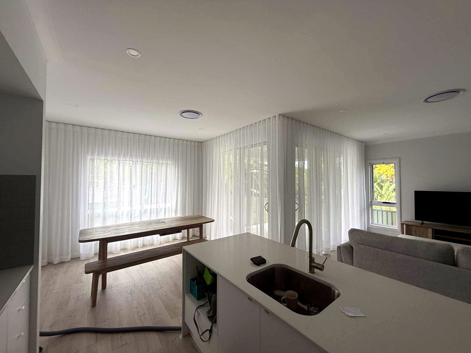 Coastal Plantation Shutters install on the Central Coast